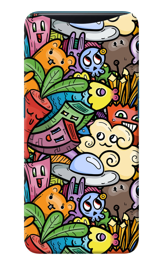 Veggie Doodle Oppo Find X Back Cover