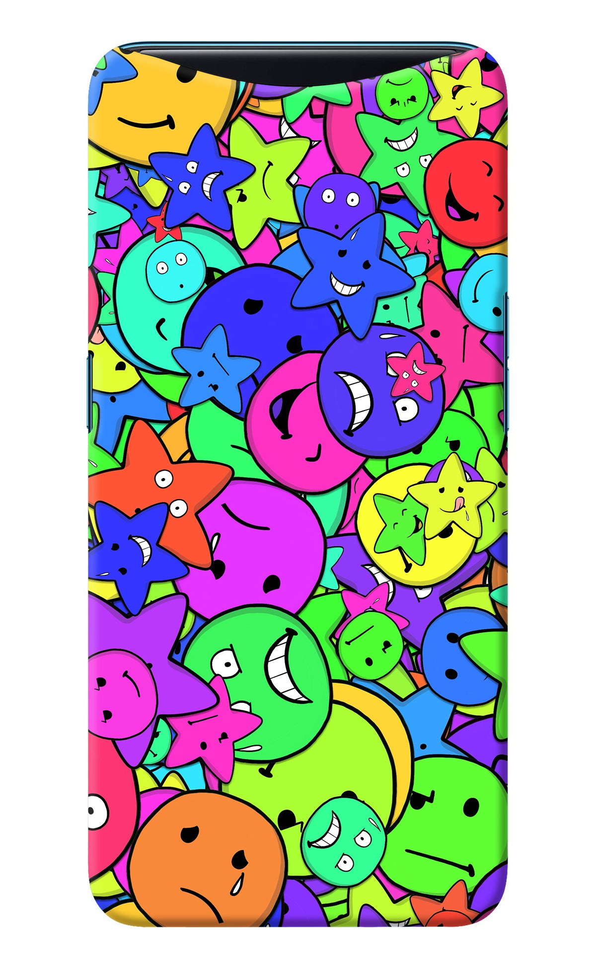 Fun Doodle Oppo Find X Back Cover