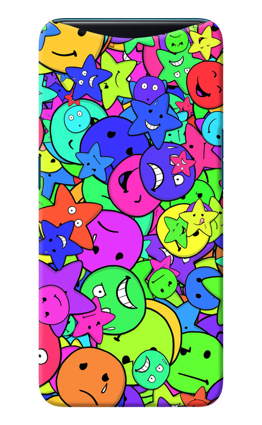 Fun Doodle Oppo Find X Back Cover