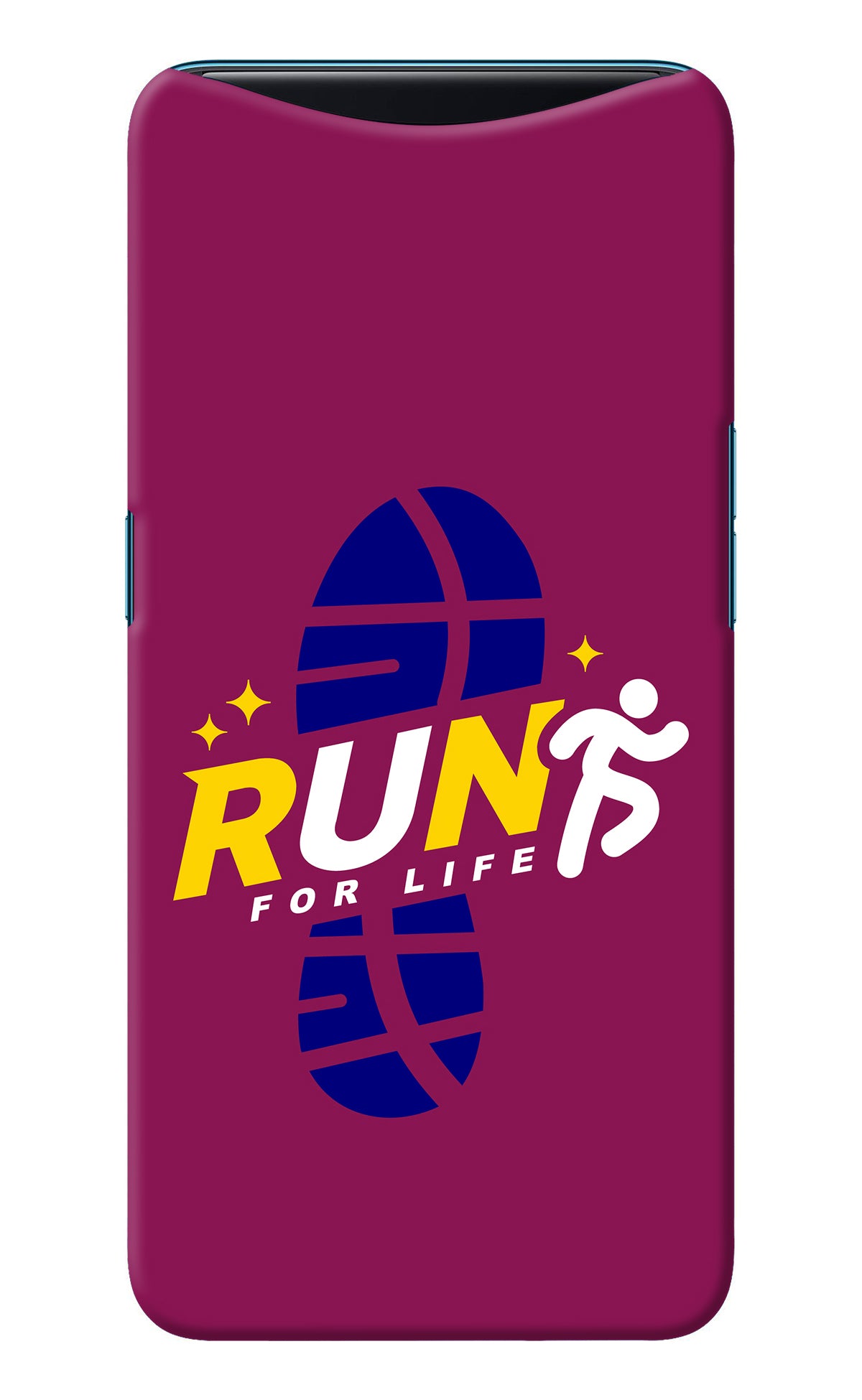 Run for Life Oppo Find X Back Cover