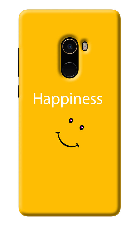 Happiness With Smiley Mi Mix 2 Back Cover