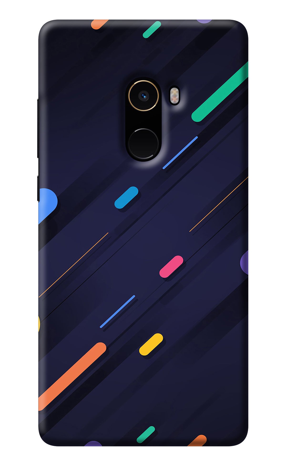 Abstract Design Mi Mix 2 Back Cover