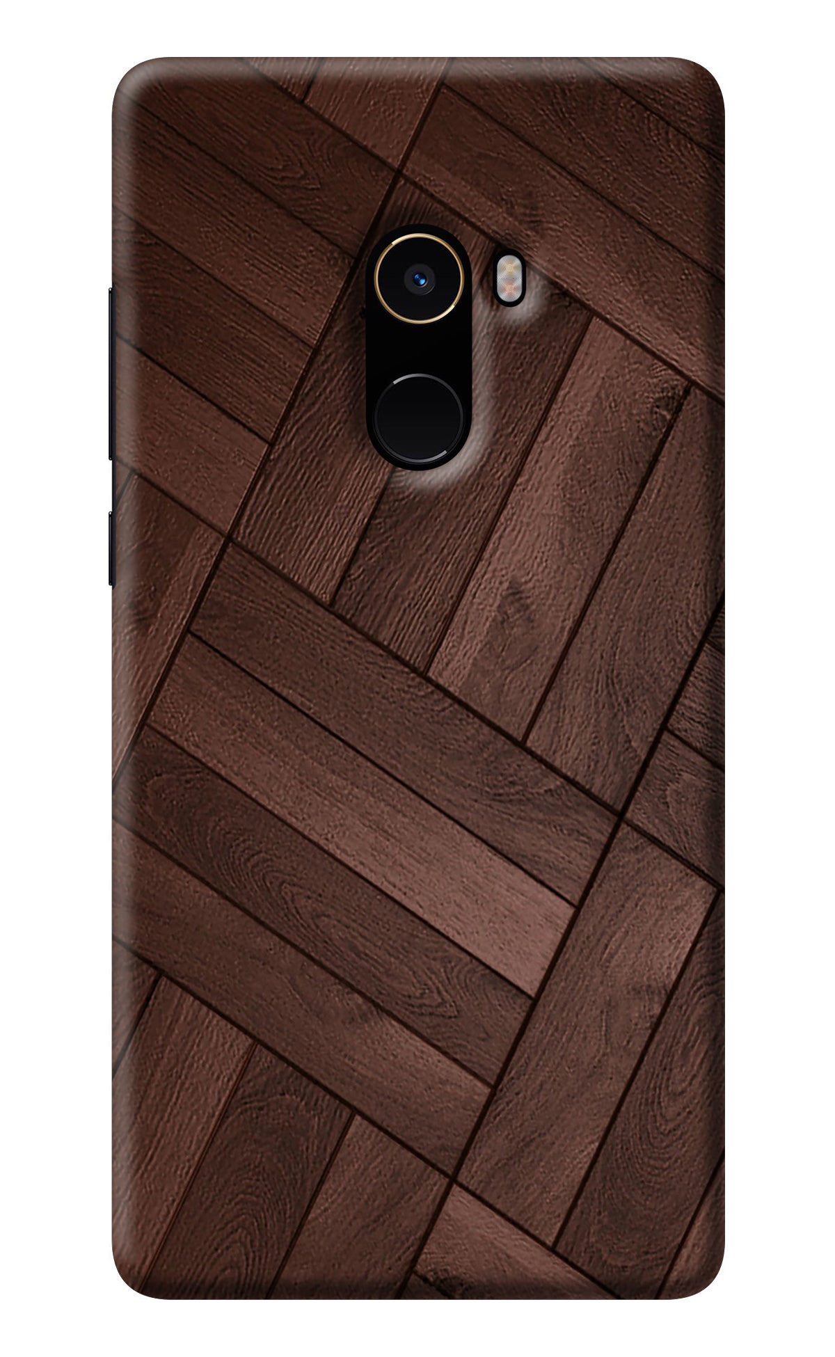 Wooden Texture Design Mi Mix 2 Back Cover