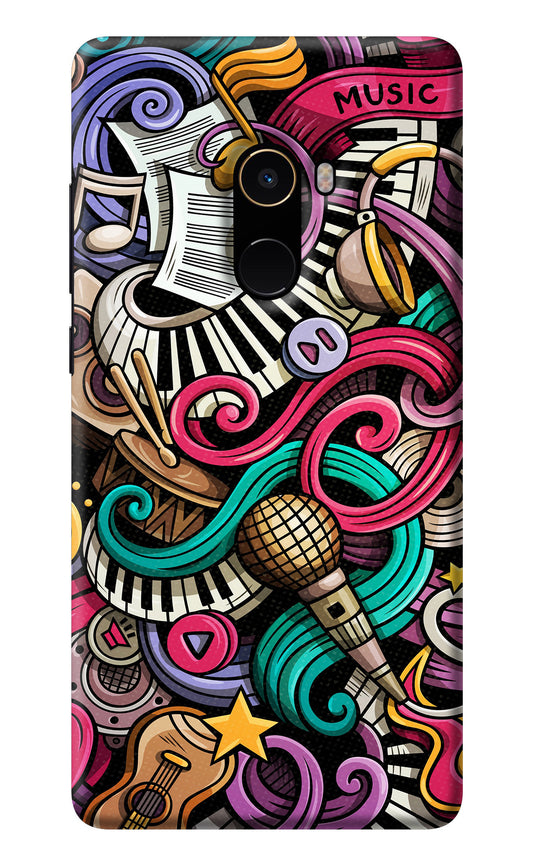 Music Abstract Mi Mix 2 Back Cover