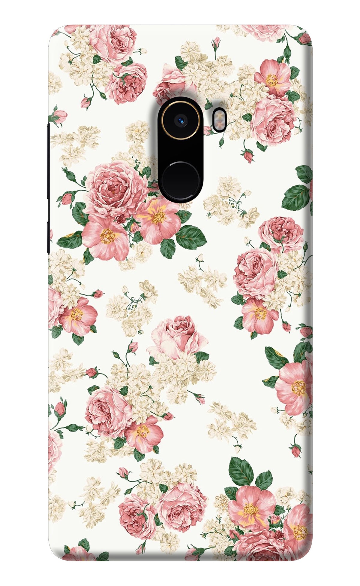 Flowers Mi Mix 2 Back Cover