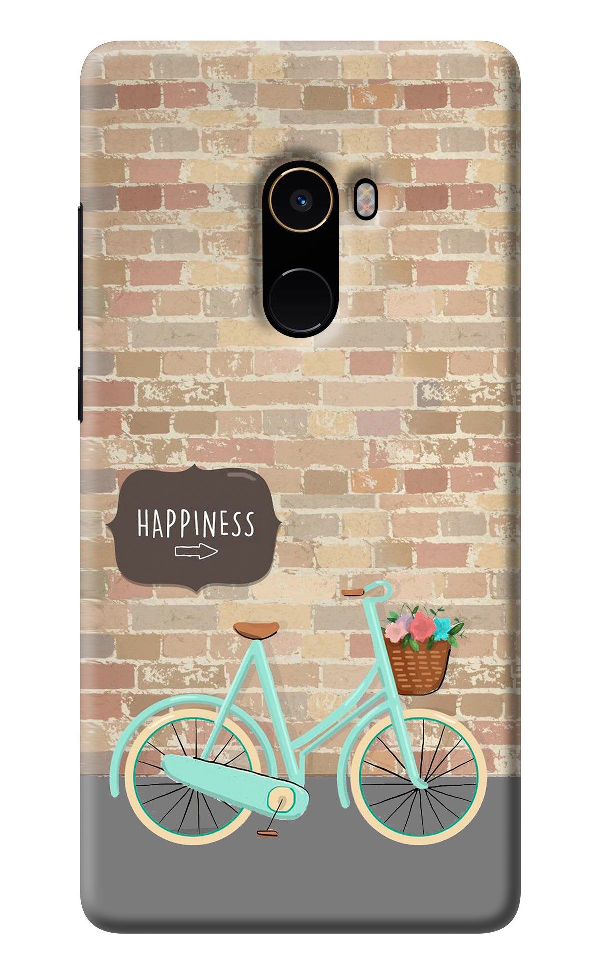 Happiness Artwork Mi Mix 2 Back Cover