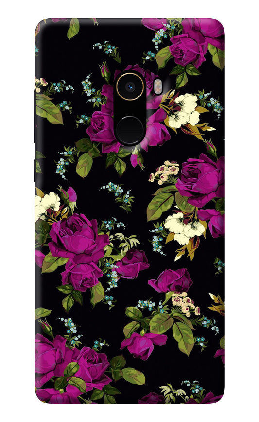 Flowers Mi Mix 2 Back Cover