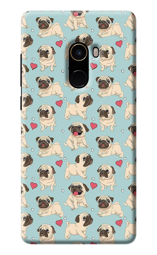 Pug Dog Mi Mix 2 Back Cover