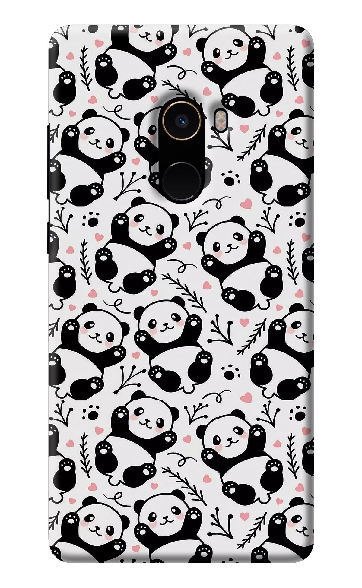 Cute Panda Mi Mix 2 Back Cover