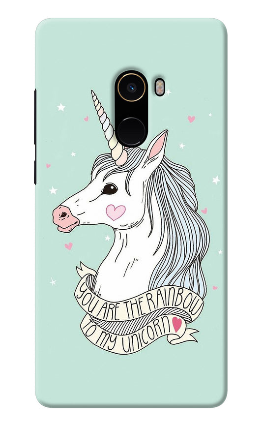 Unicorn Wallpaper Mi Mix 2 Back Cover