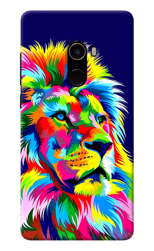 Vector Art Lion Mi Mix 2 Back Cover