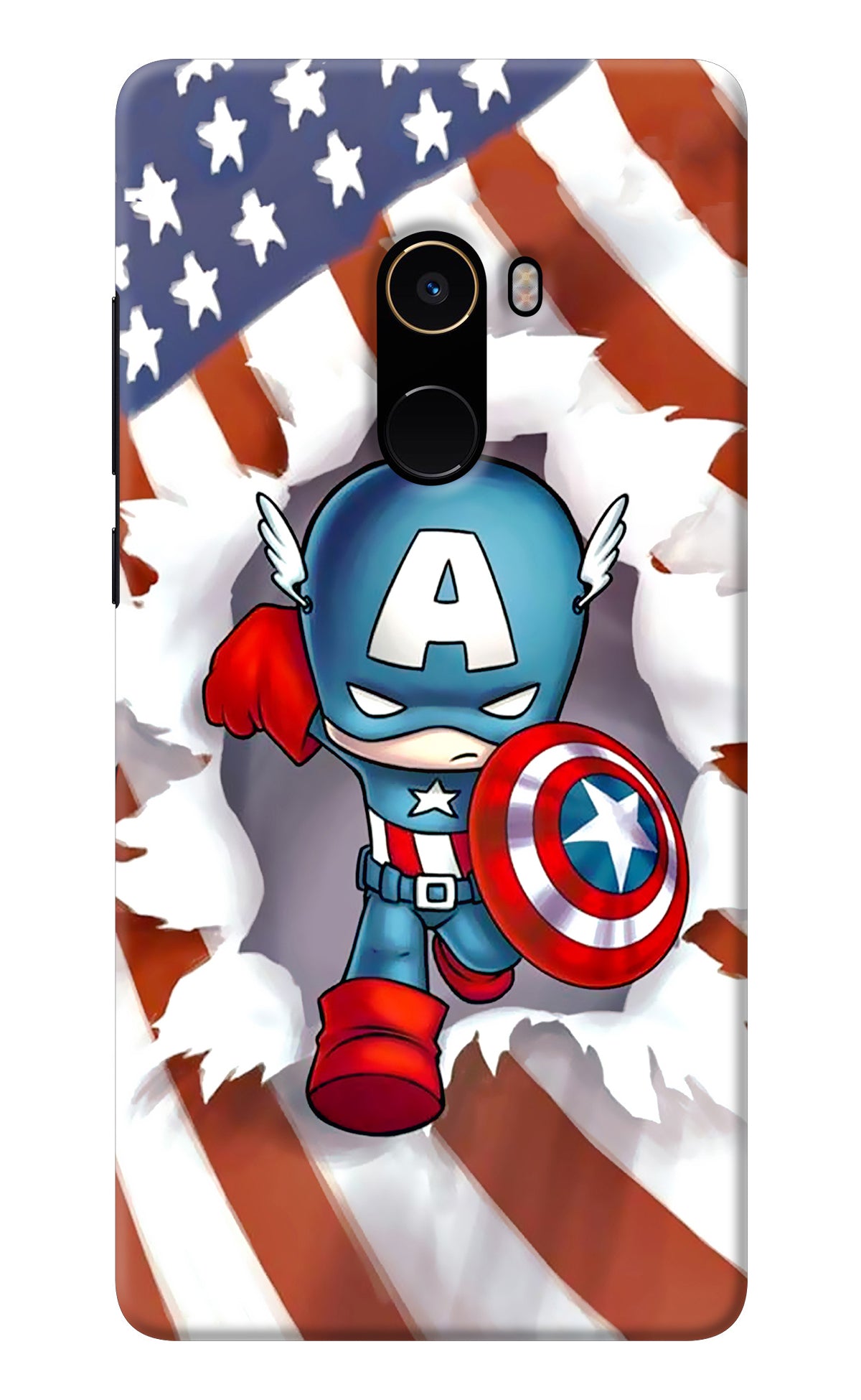 Captain America Mi Mix 2 Back Cover