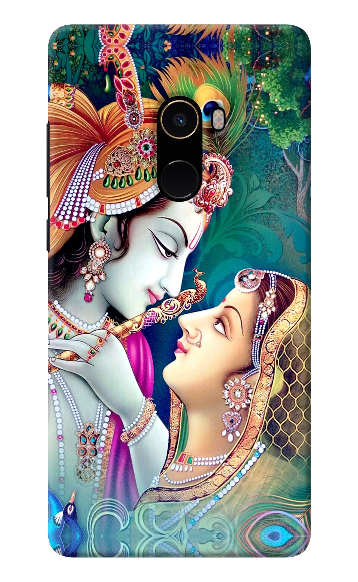 Lord Radha Krishna Mi Mix 2 Back Cover