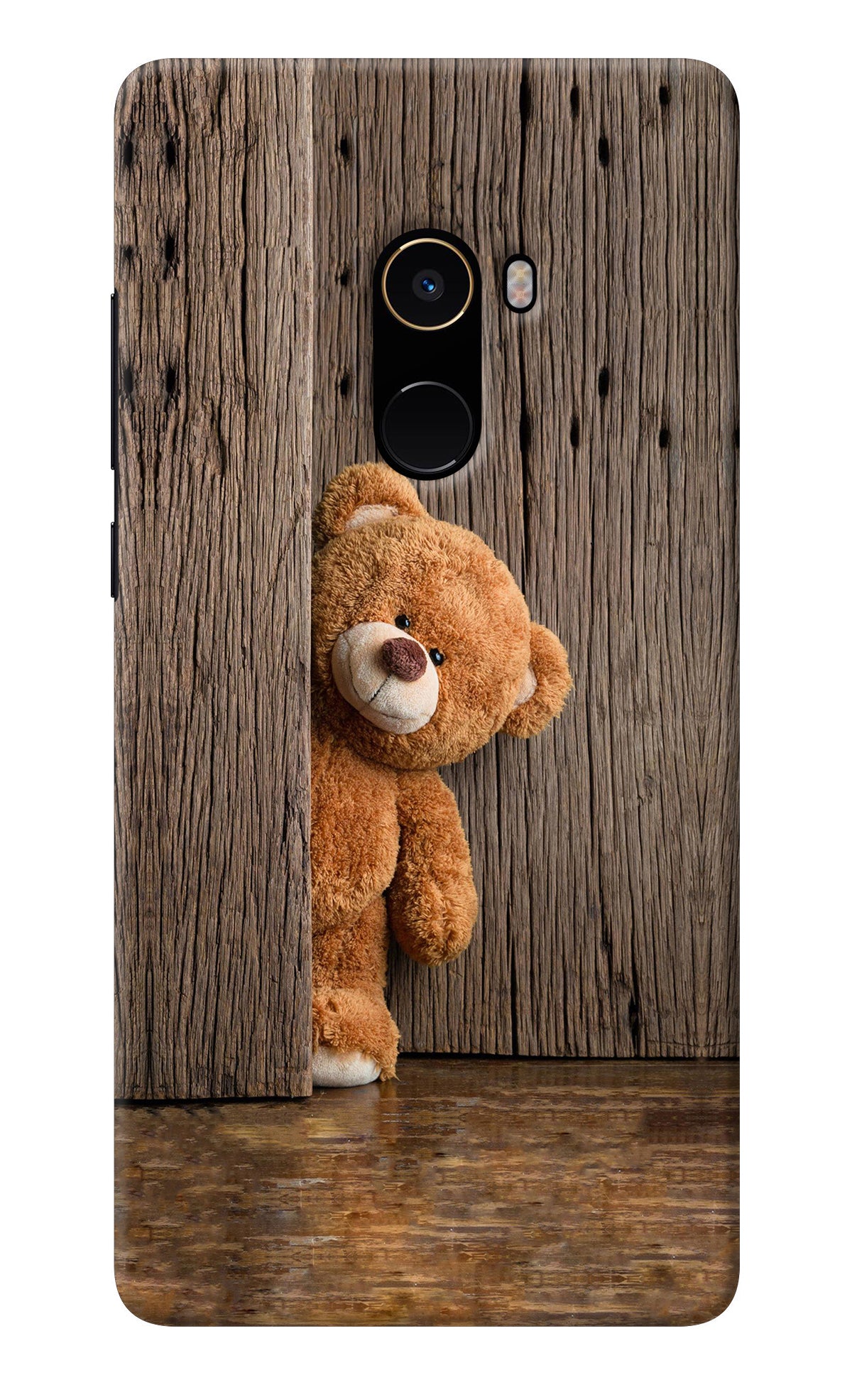 Teddy Wooden Mi Mix 2 Back Cover
