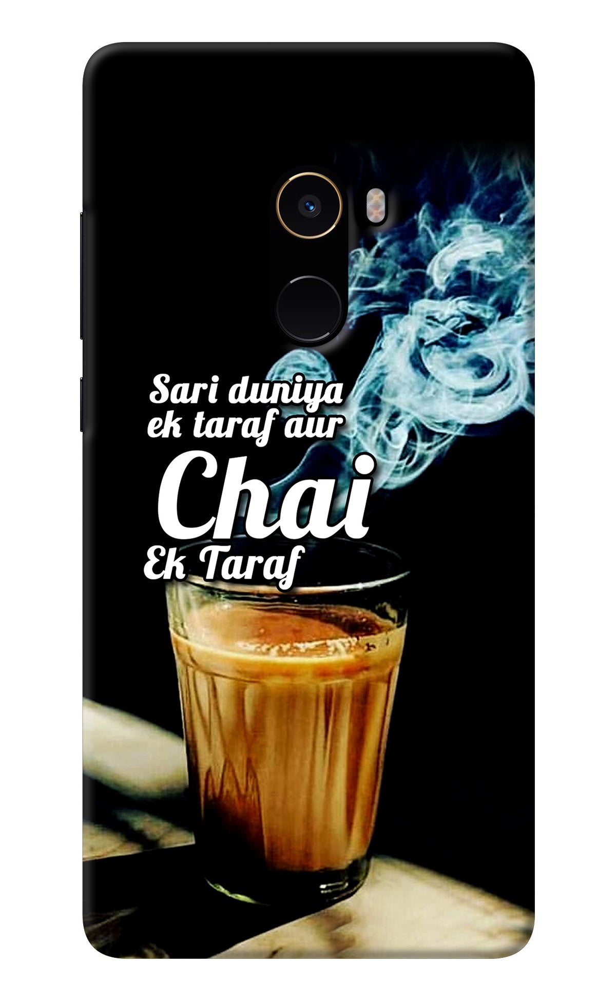 Chai Ek Taraf Quote Mi Mix 2 Back Cover