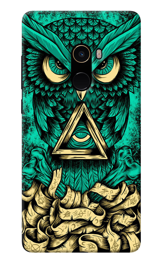 Green Owl Mi Mix 2 Back Cover