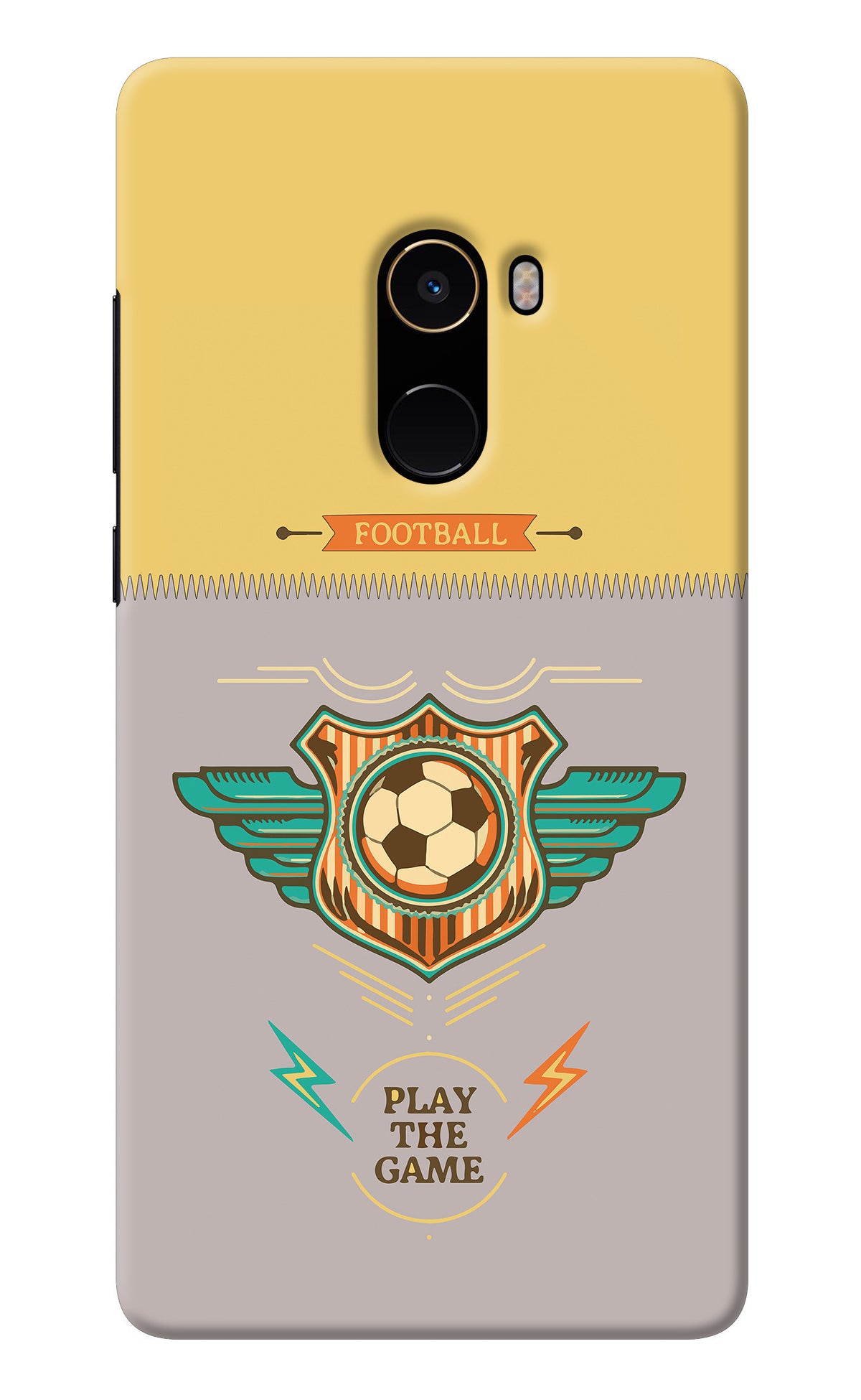 Football Mi Mix 2 Back Cover