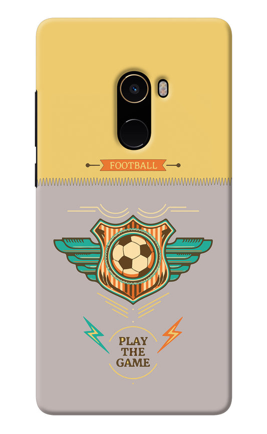 Football Mi Mix 2 Back Cover