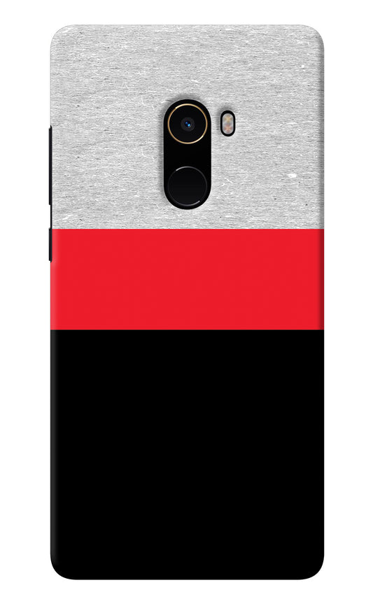 Tri Color Pattern Mi Mix 2 Back Cover