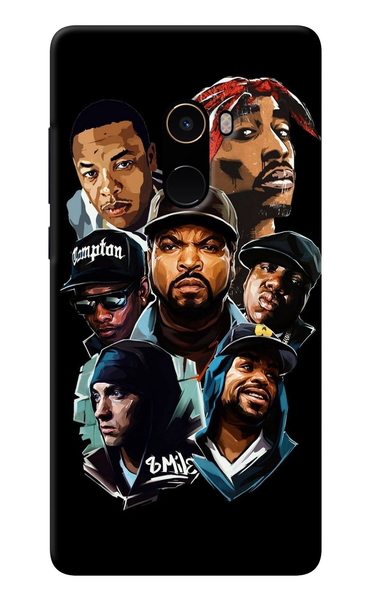 Rappers Mi Mix 2 Back Cover