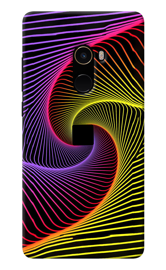 Colorful Strings Mi Mix 2 Back Cover