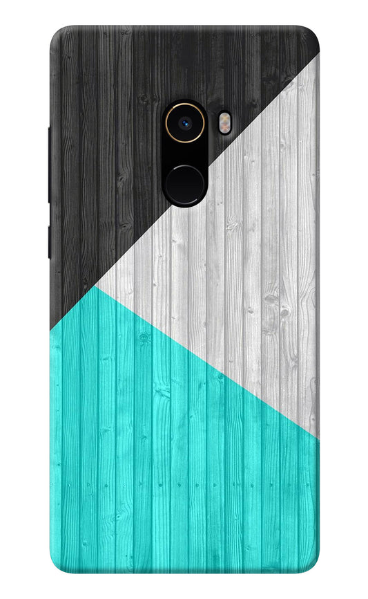 Wooden Abstract Mi Mix 2 Back Cover