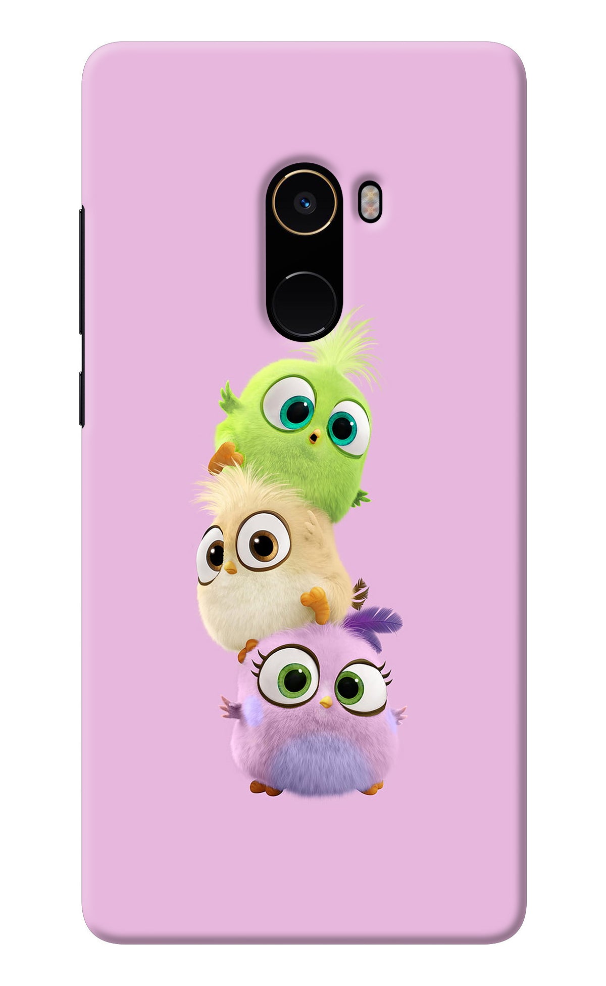 Cute Little Birds Mi Mix 2 Back Cover