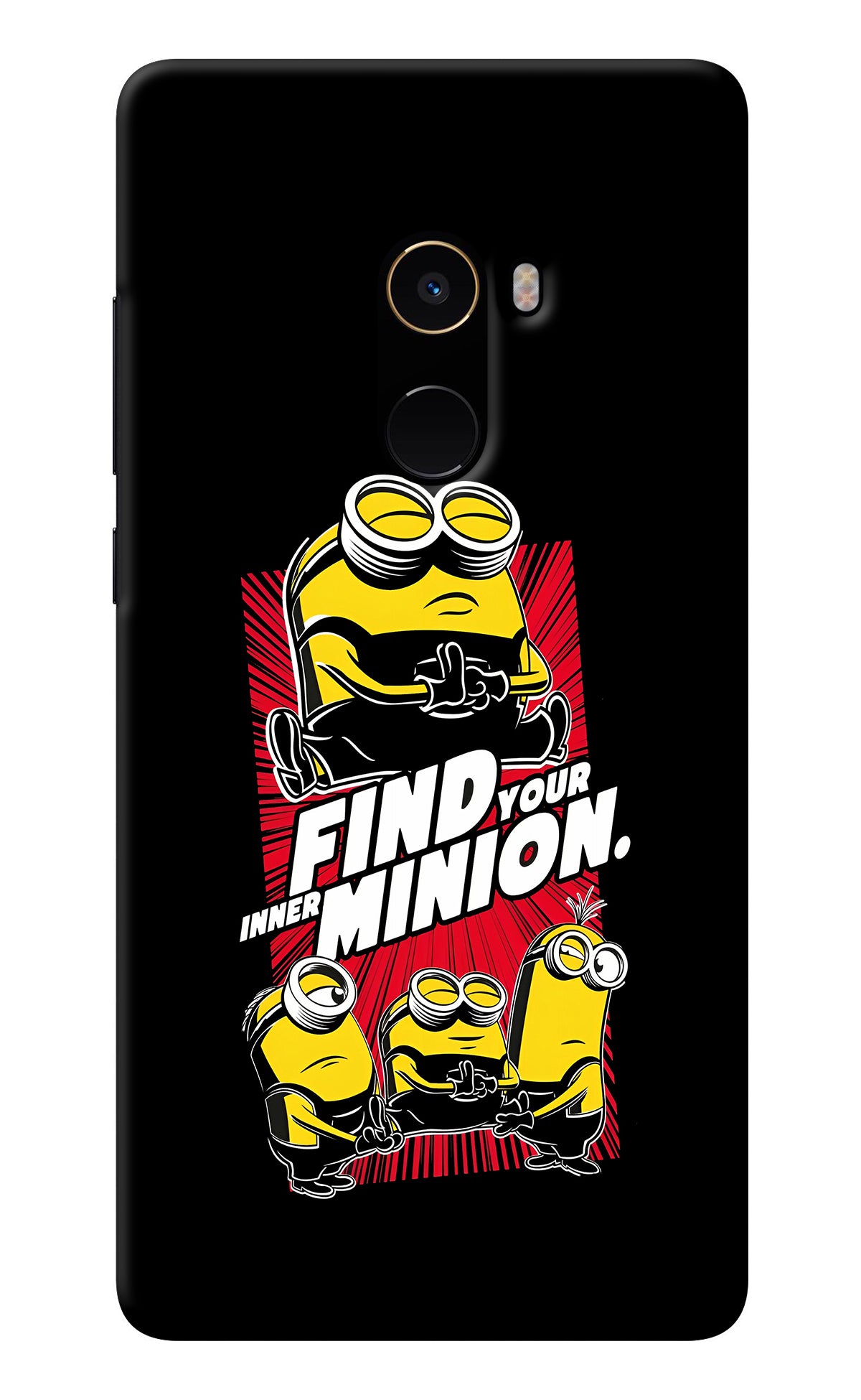 Find your inner Minion Mi Mix 2 Back Cover