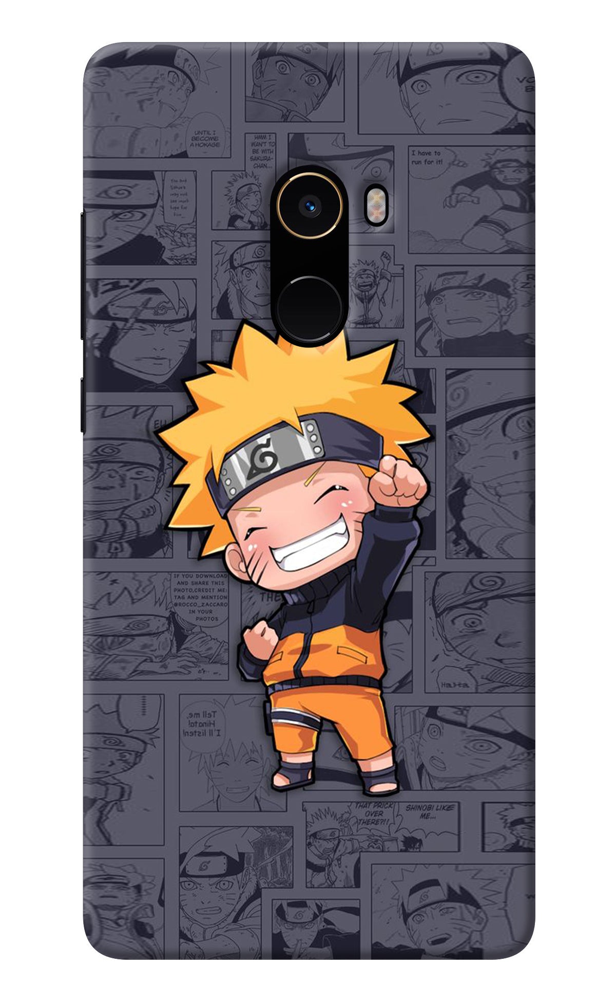 Chota Naruto Mi Mix 2 Back Cover