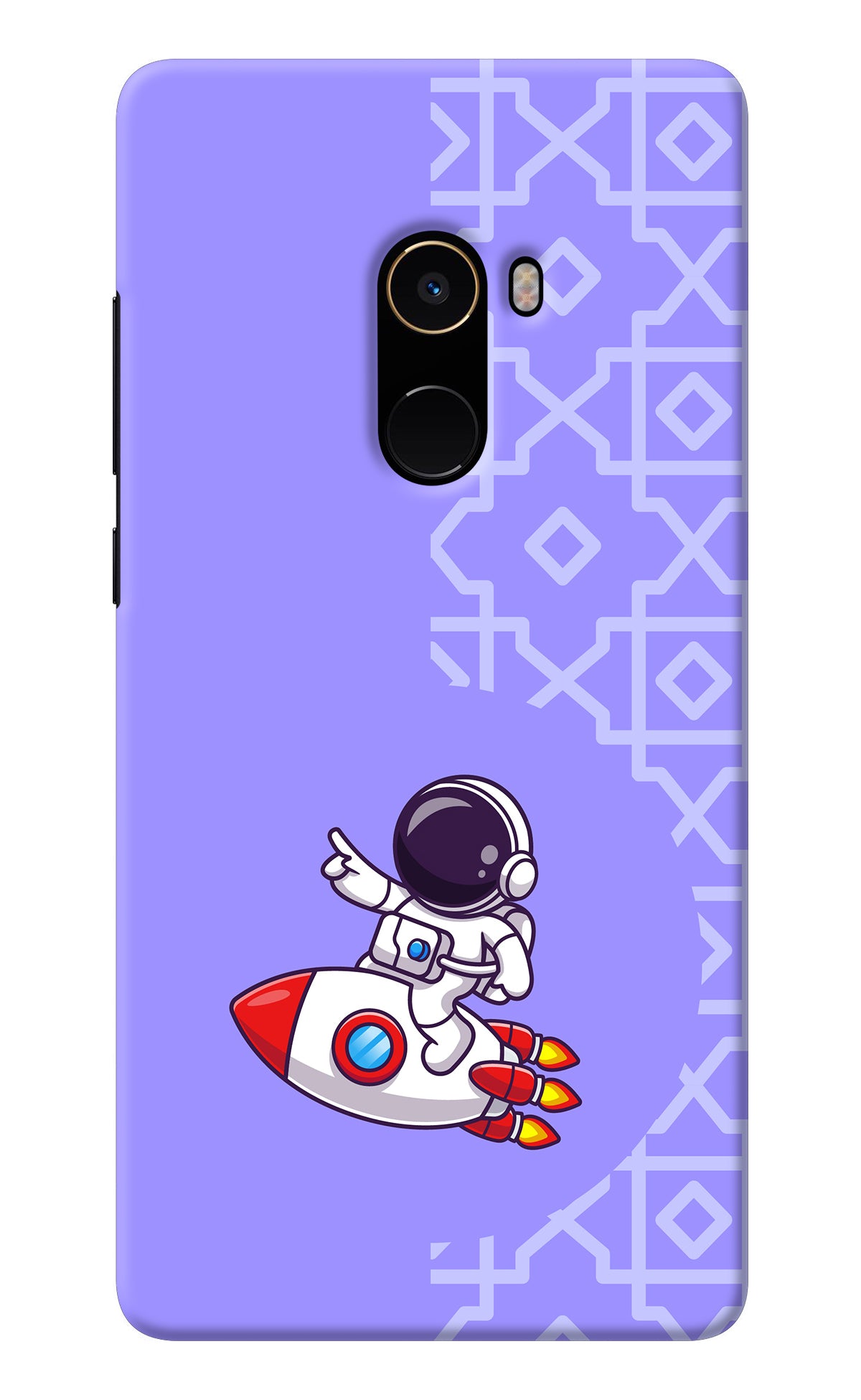 Cute Astronaut Mi Mix 2 Back Cover