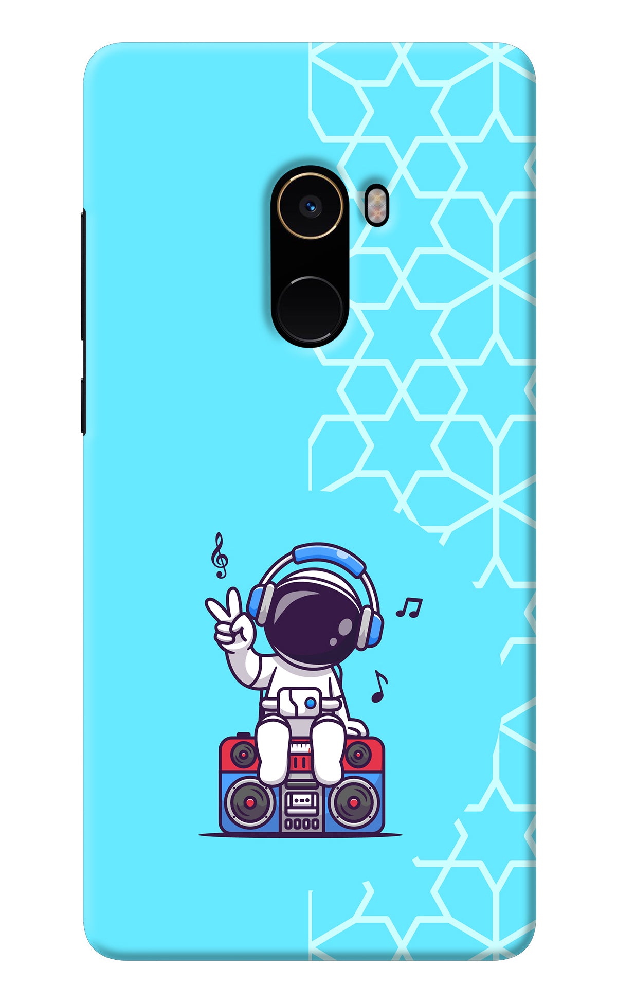 Cute Astronaut Chilling Mi Mix 2 Back Cover