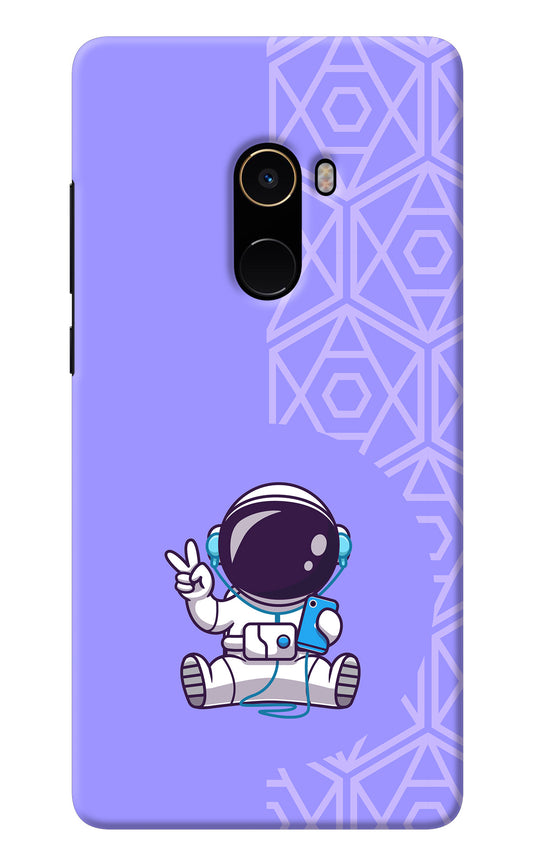 Cute Astronaut Chilling Mi Mix 2 Back Cover