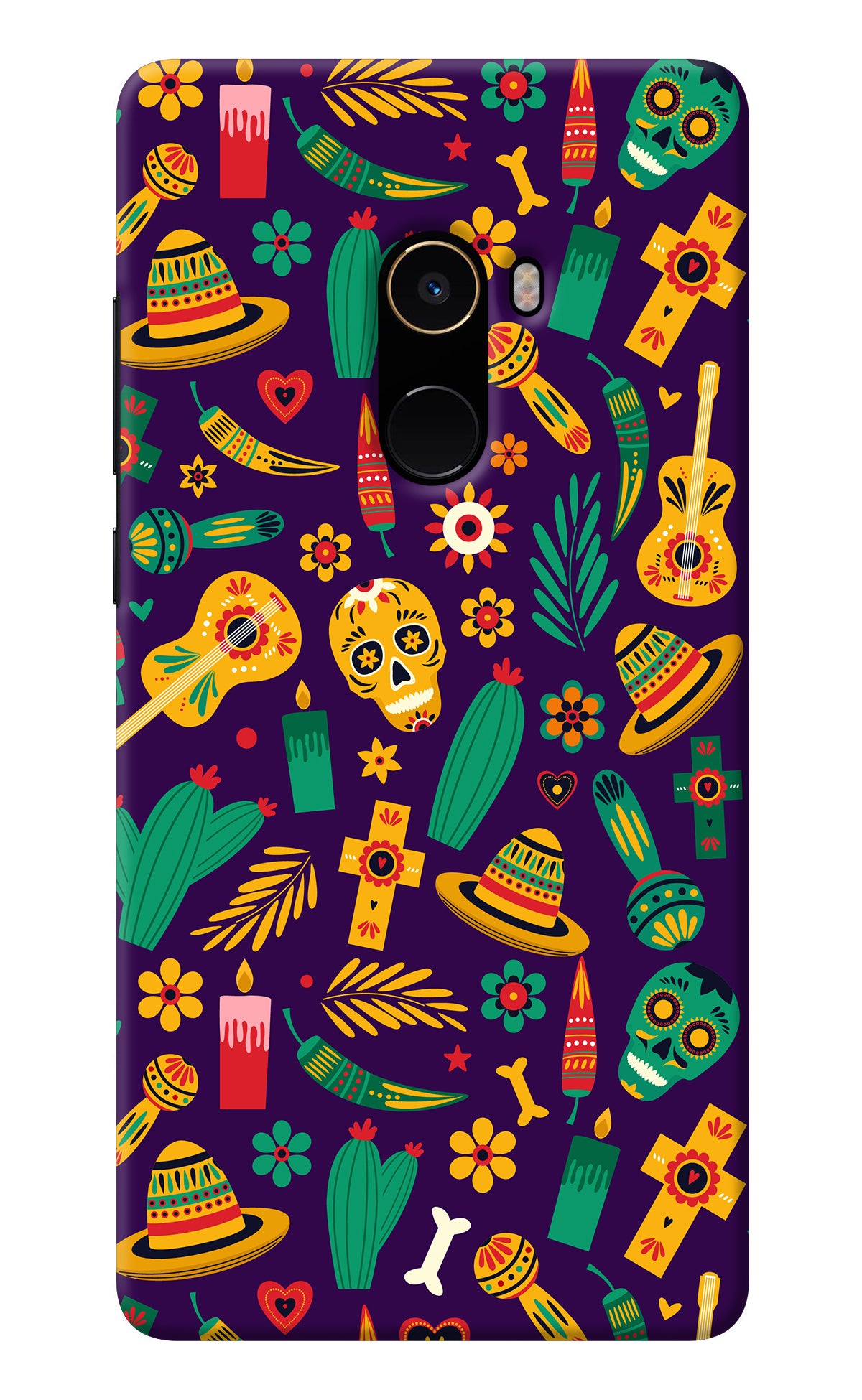 Mexican Artwork Mi Mix 2 Back Cover