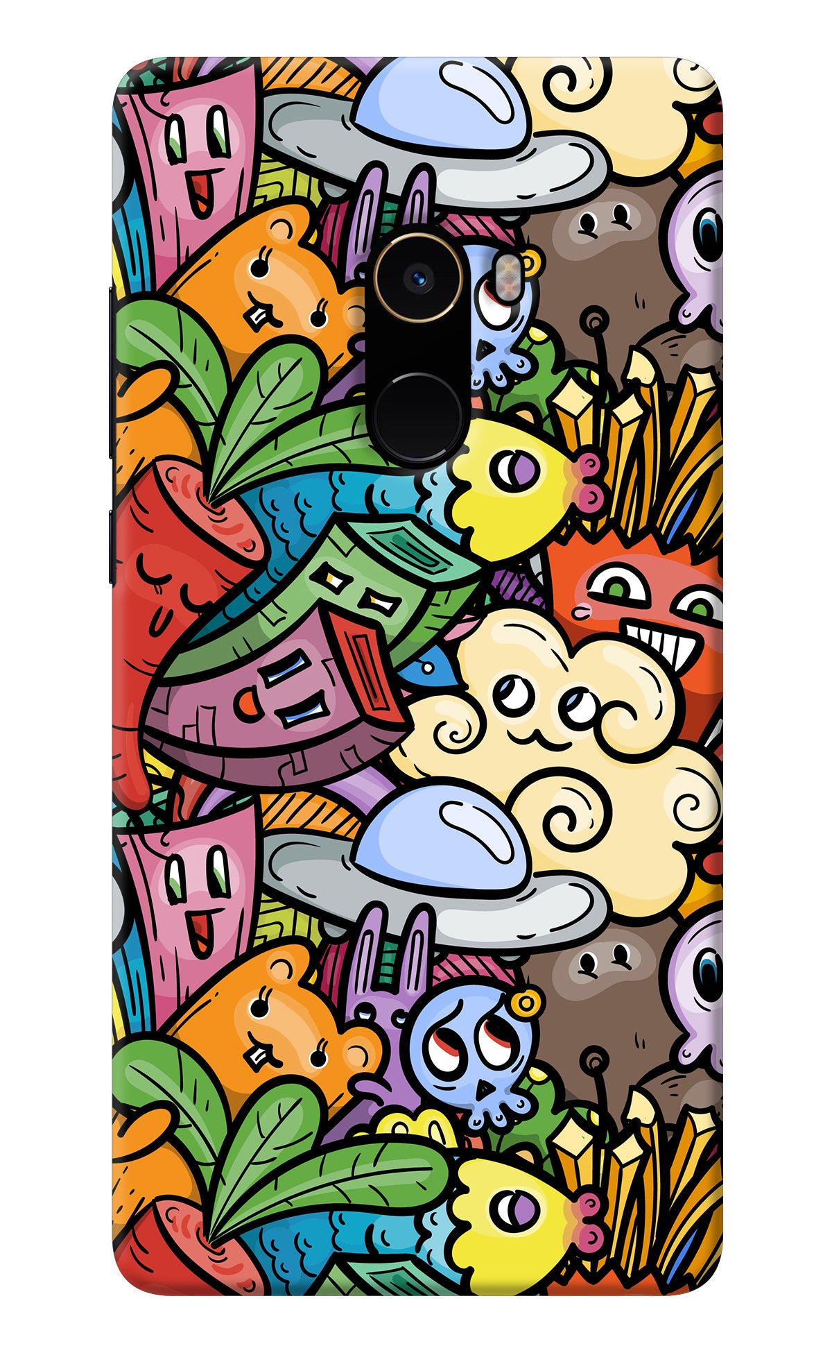 Veggie Doodle Mi Mix 2 Back Cover