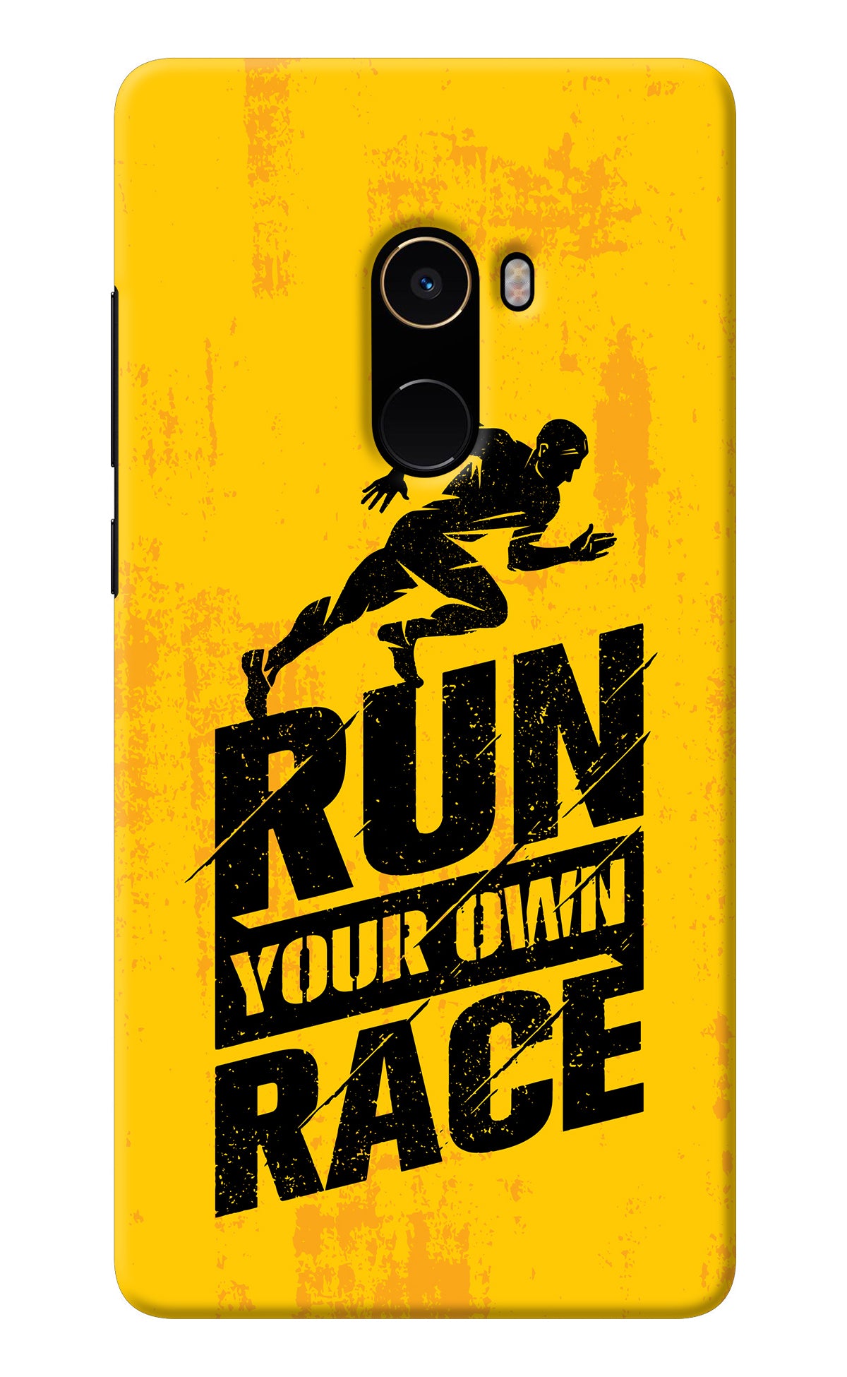 Run Your Own Race Mi Mix 2 Back Cover