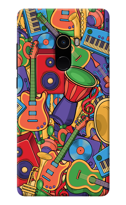 Music Instrument Doodle Mi Mix 2 Back Cover