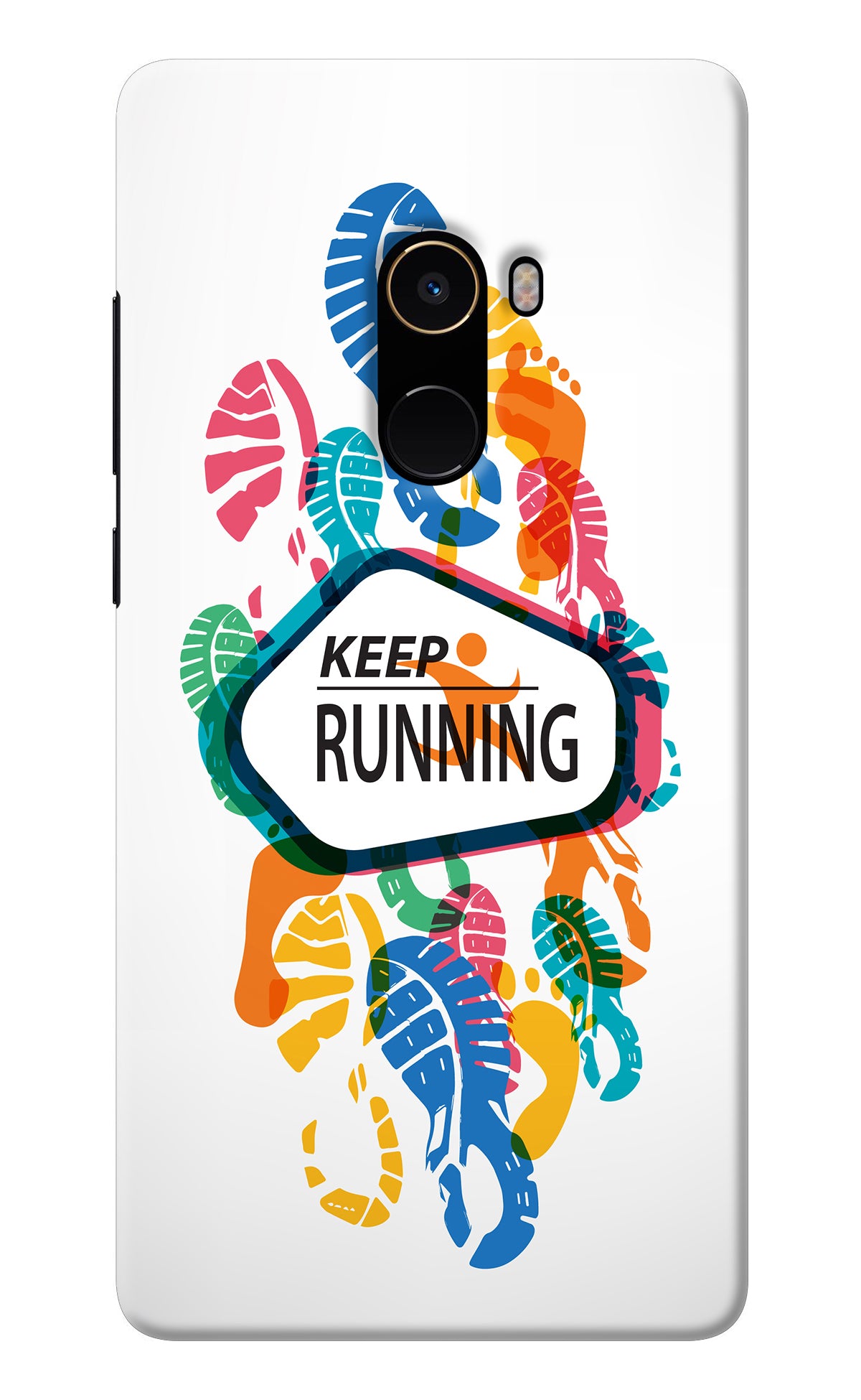 Keep Running Mi Mix 2 Back Cover