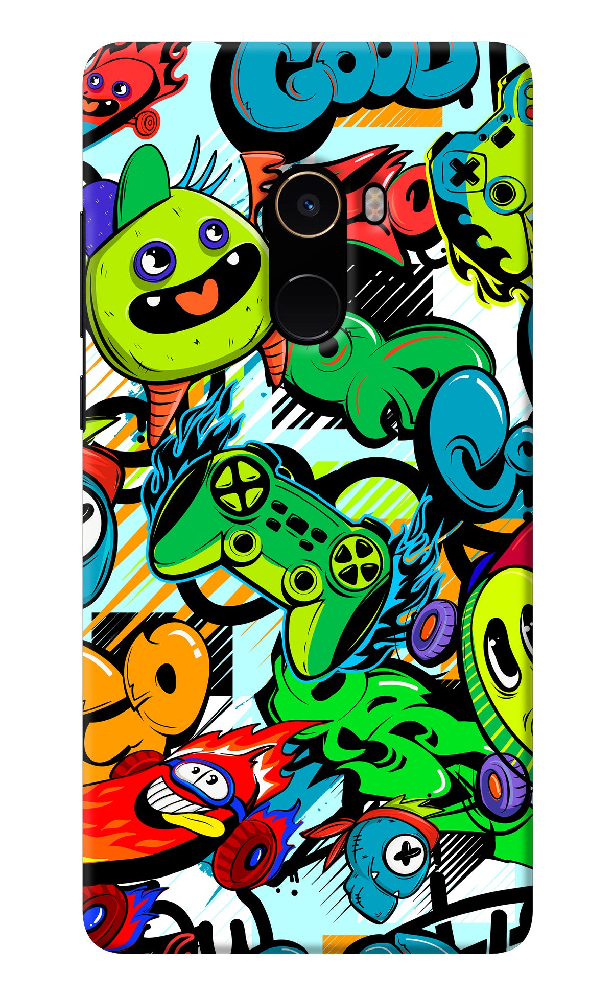 Game Doodle Mi Mix 2 Back Cover