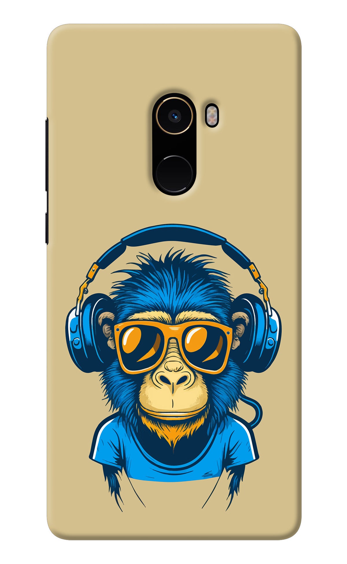 Monkey Headphone Mi Mix 2 Back Cover