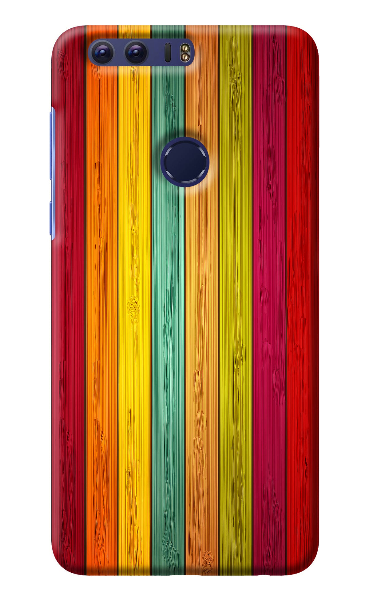 Multicolor Wooden Honor 8 Back Cover