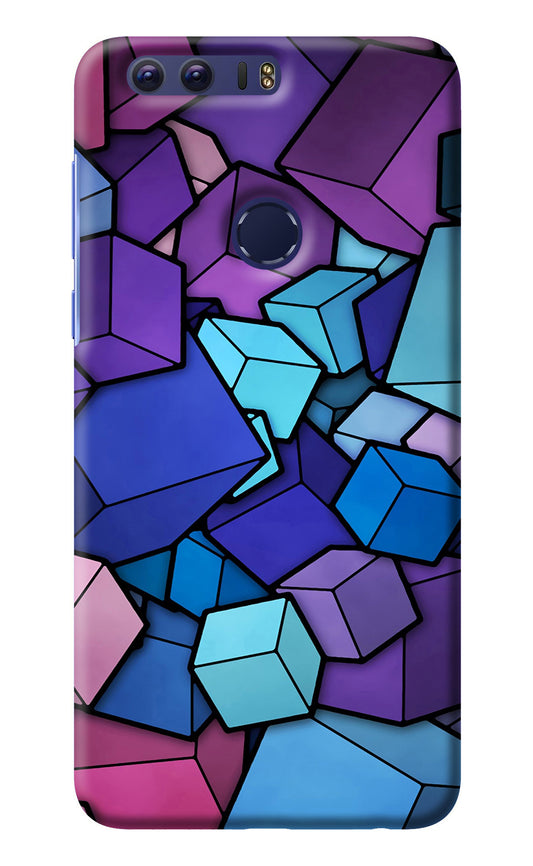 Cubic Abstract Honor 8 Back Cover