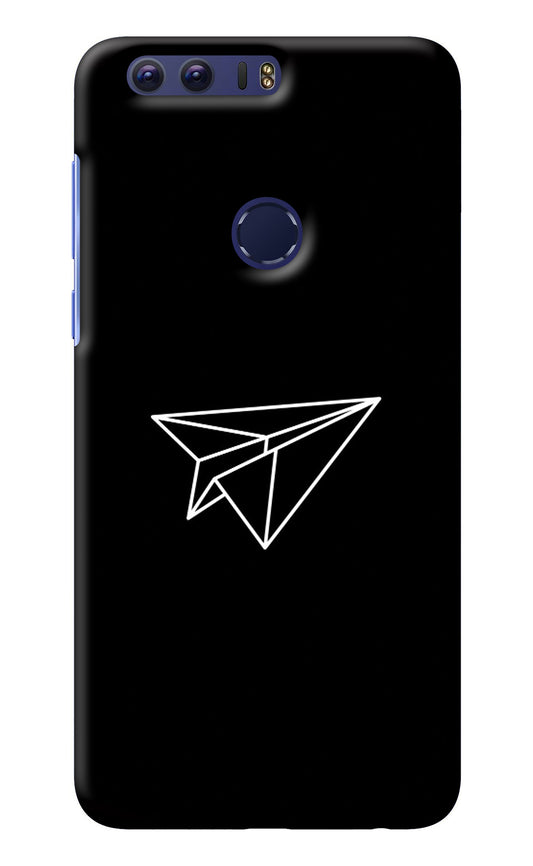 Paper Plane White Honor 8 Back Cover