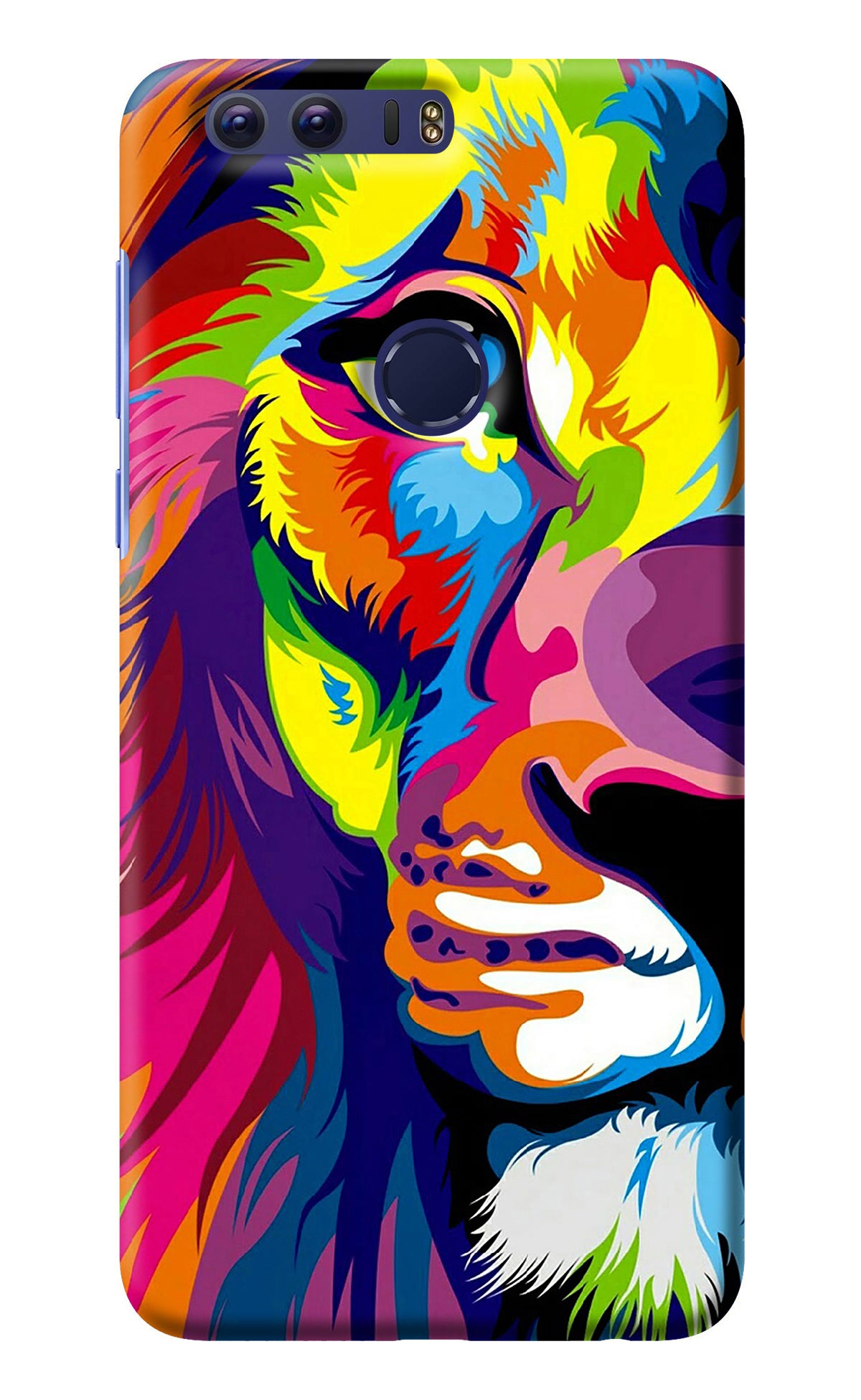 Lion Half Face Honor 8 Back Cover