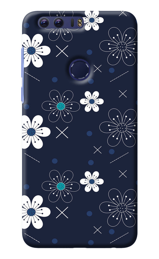 Flowers Honor 8 Back Cover