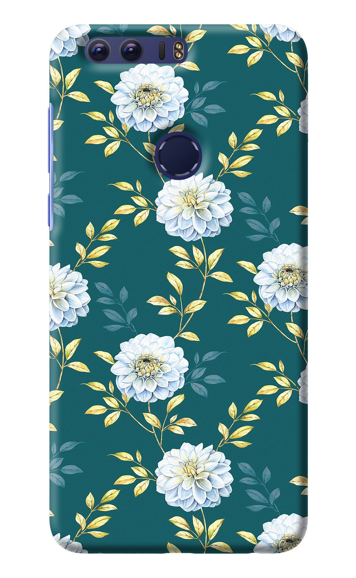 Flowers Honor 8 Back Cover