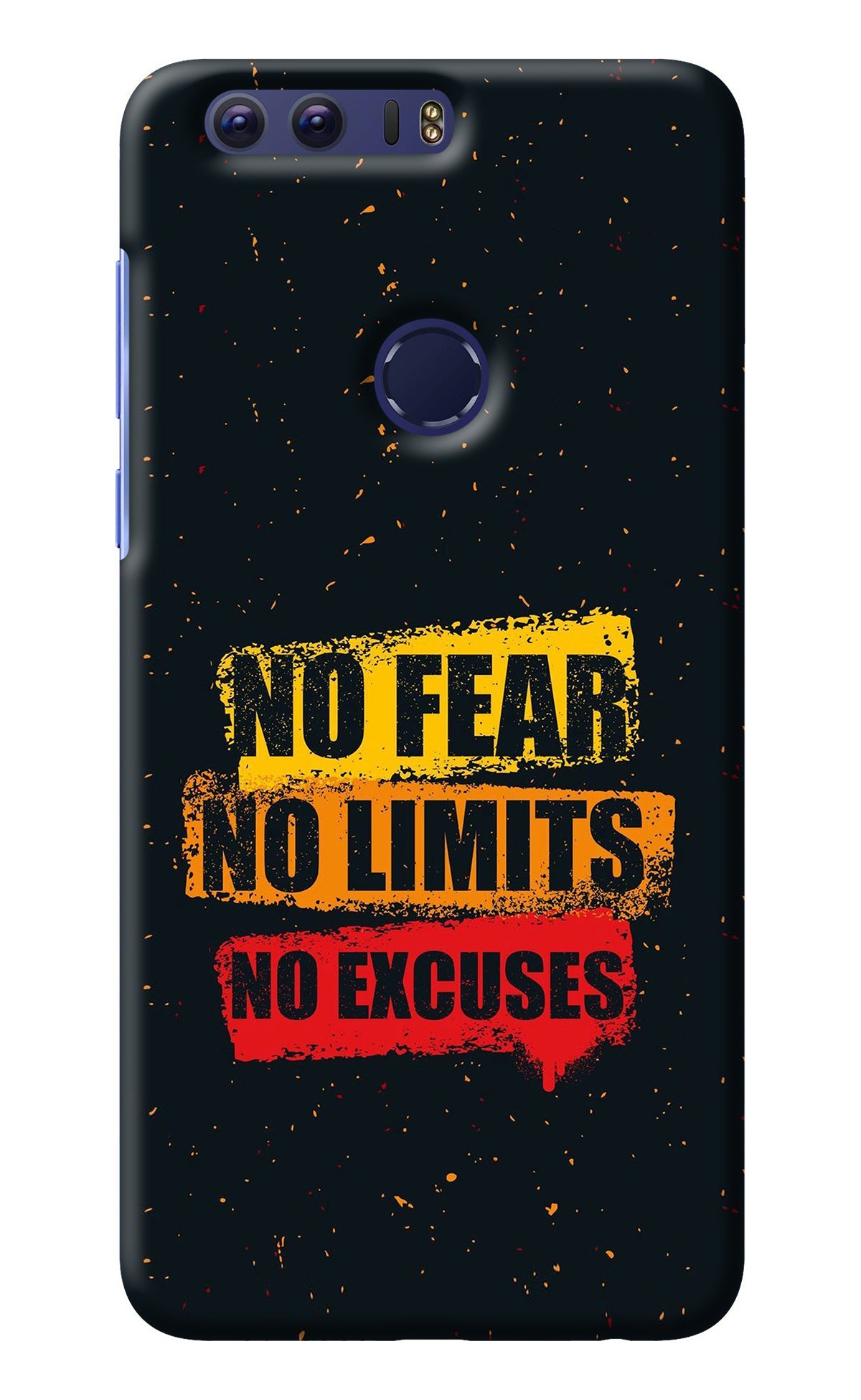 No Fear No Limits No Excuse Honor 8 Back Cover