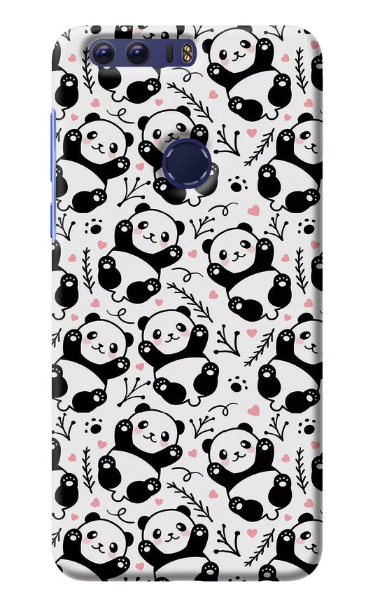 Cute Panda Honor 8 Back Cover