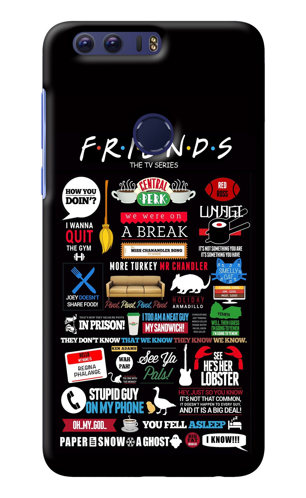 FRIENDS Honor 8 Back Cover