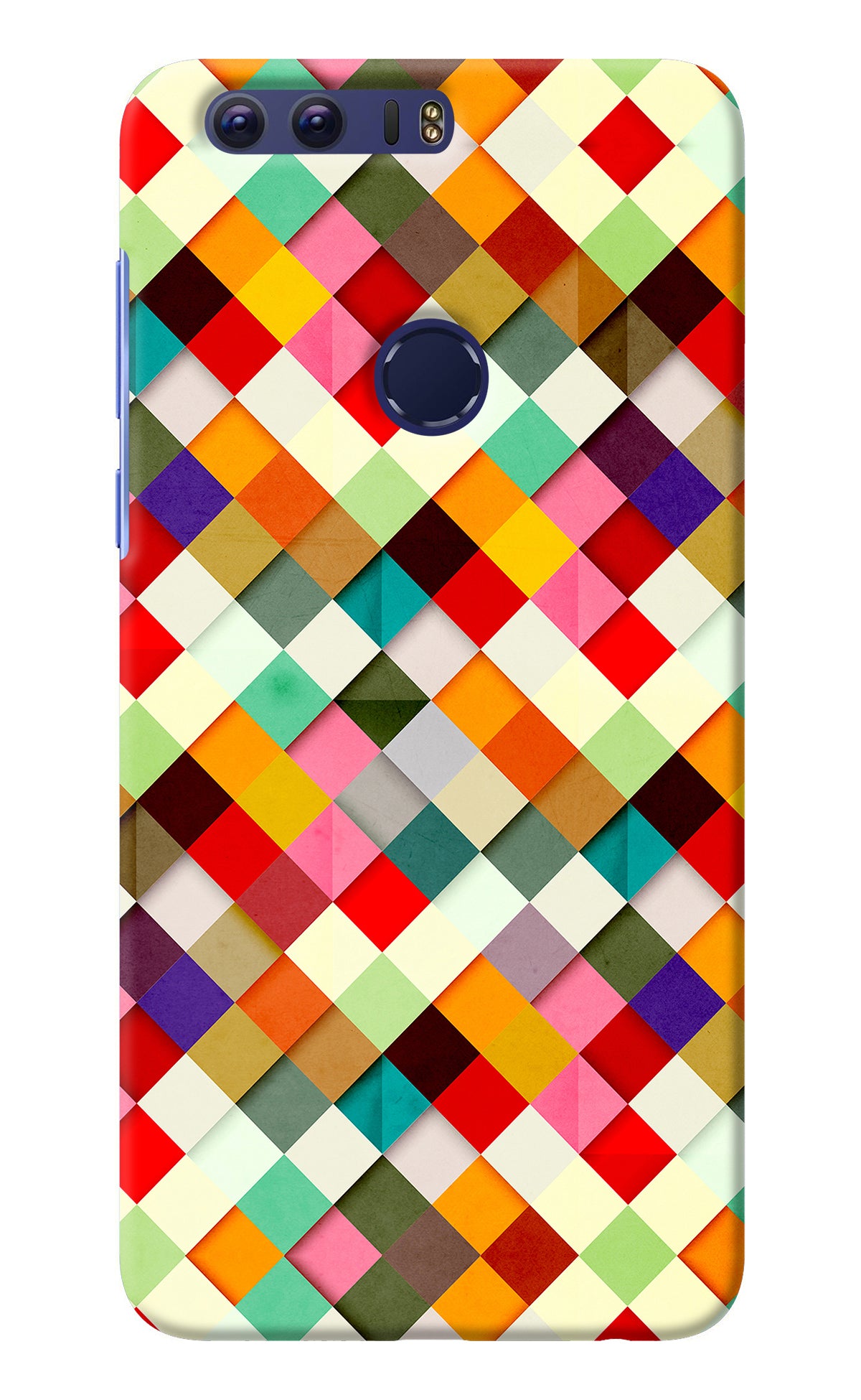 Geometric Abstract Colorful Honor 8 Back Cover