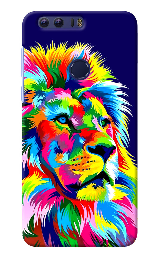 Vector Art Lion Honor 8 Back Cover
